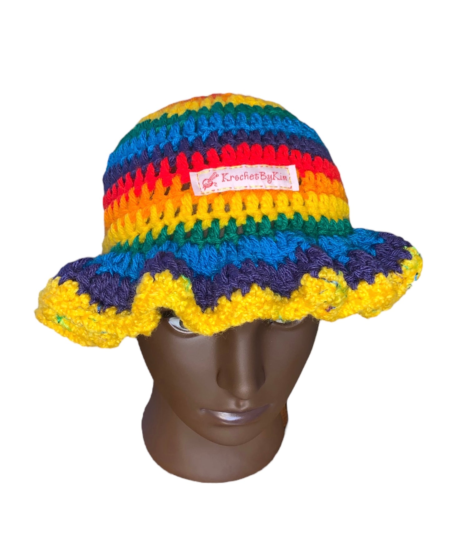 Crochet Rainbow Hat