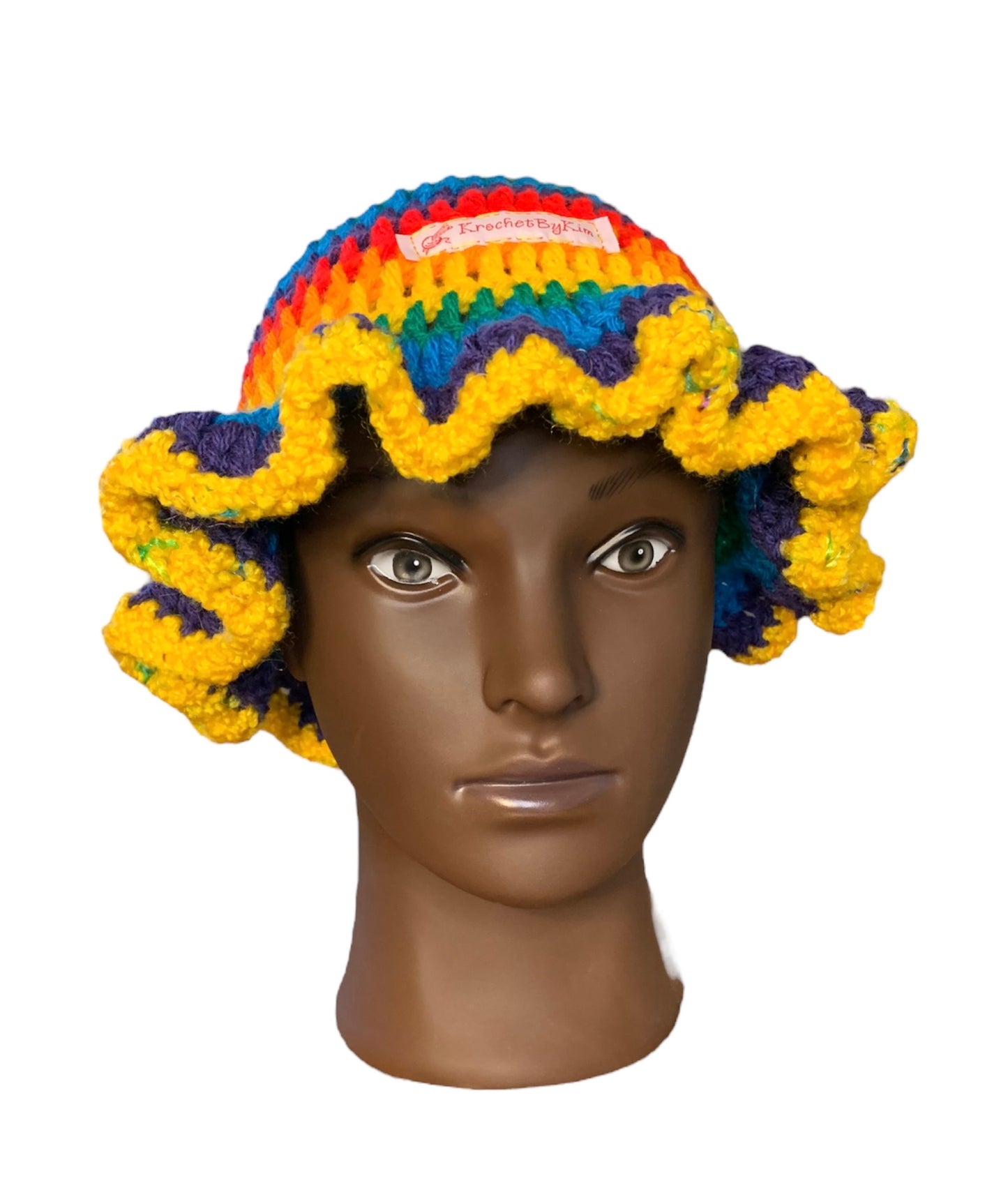 Crochet Rainbow Hat