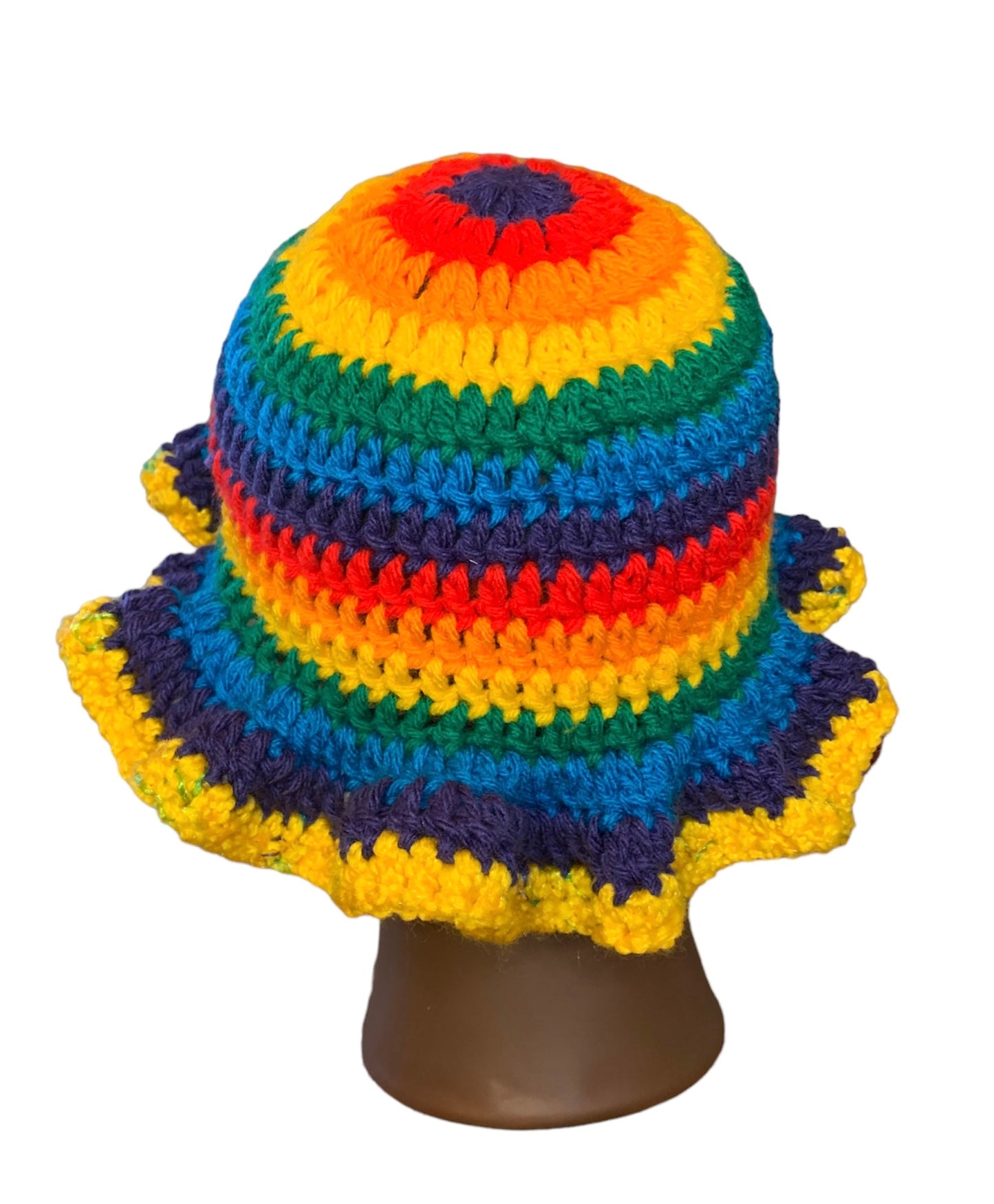 Crochet Rainbow Hat