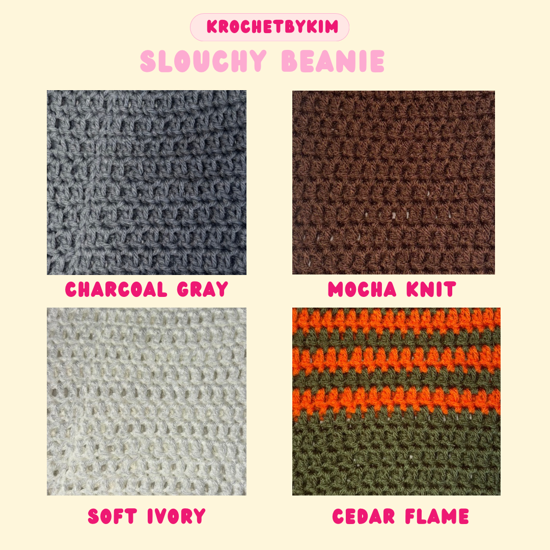 Handmade Crochet Slouchy Beanie