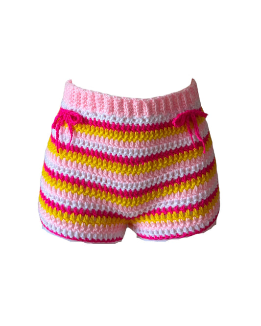 Bubble Pop Crochet Shorts