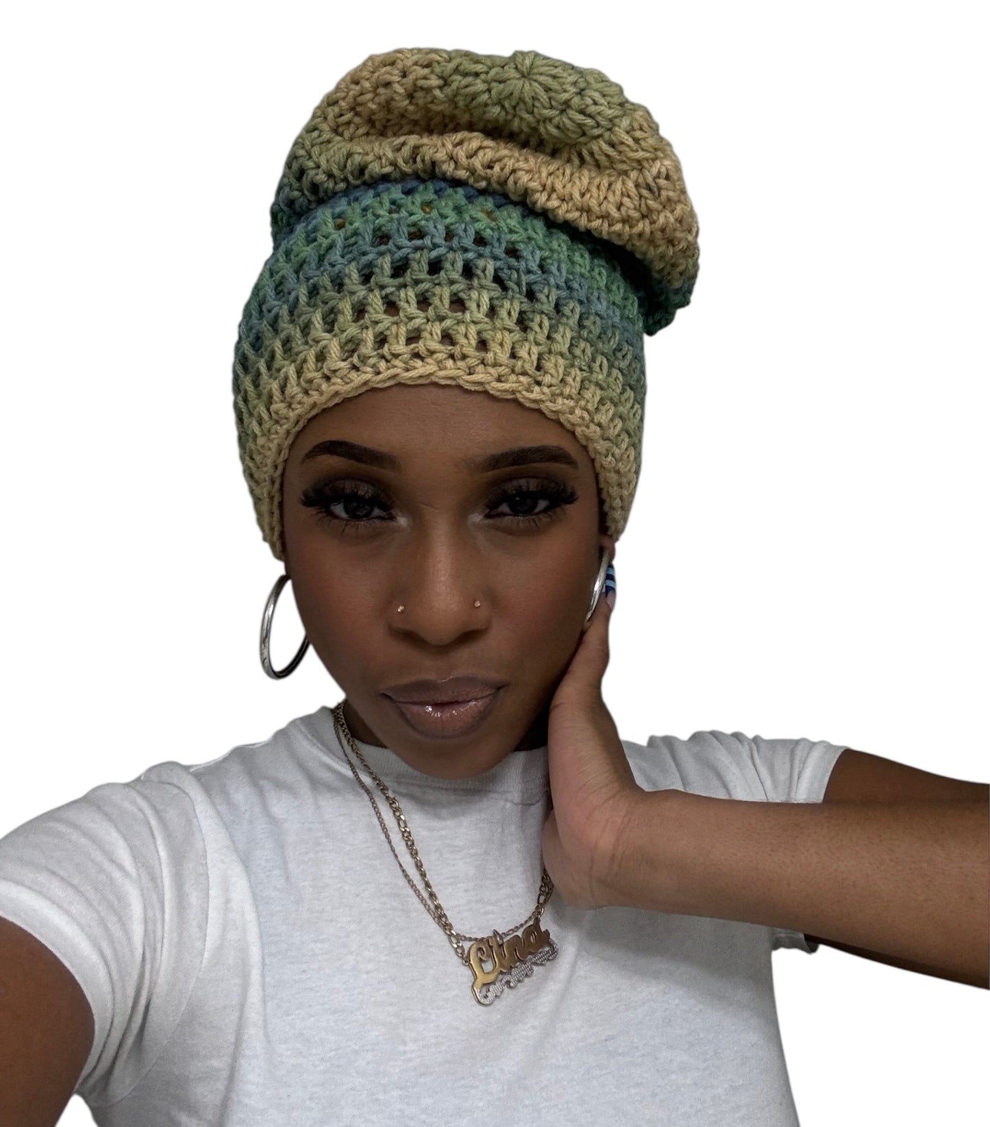 Handmade Crochet Slouchy Beanie