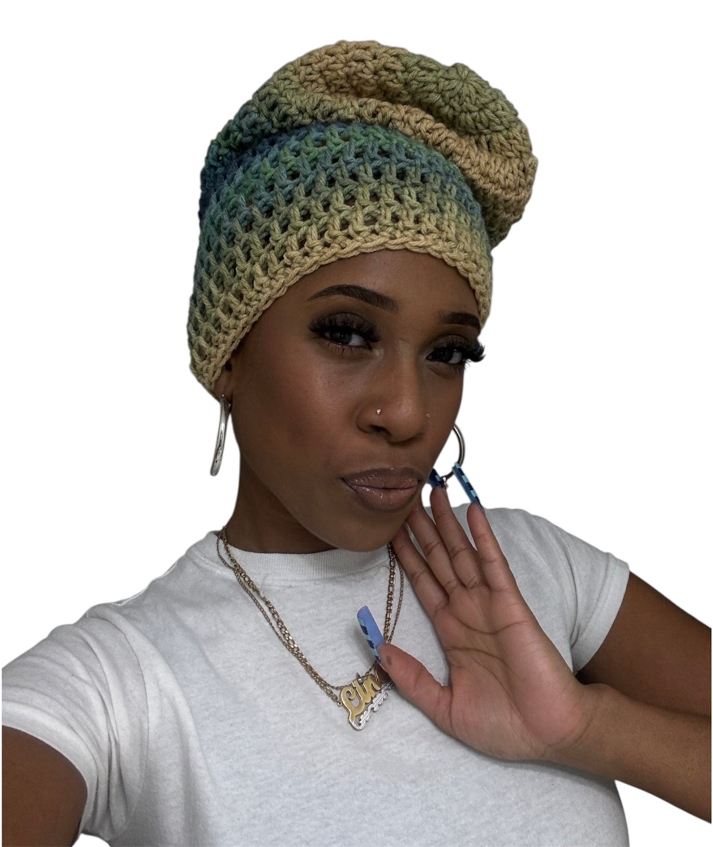 Handmade Crochet Slouchy Beanie